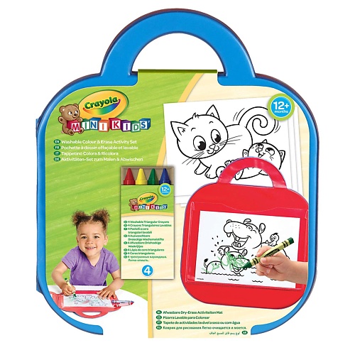 CRAYOLA Набор для рисования в кейсе для хранения Mini Kids Color & Erase, Набор для рисования в кейсе для хранения Mini Kids Color & Erase
CRAYOLA Набор для рисования в кейсе для хранения Mini Kids Color & Erase, Набор для рисования в кейсе для хранения Mini Kids Color & Erase