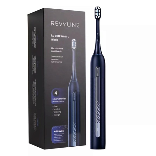 REVYLINE Электрическая звуковая сенсорная зубная щетка RL 070, Электрическая звуковая сенсорная зубная щетка RL 070
REVYLINE Электрическая звуковая сенсорная зубная щетка RL 070, Электрическая звуковая сенсорная зубная щетка RL 070