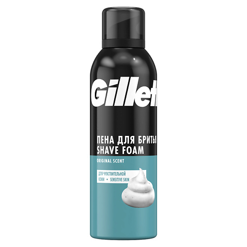 GILLETTE Пена для бритья для чувствительной кожи Classic Sensitive, Пена для бритья для чувствительной кожи Classic Sensitive
GILLETTE Пена для бритья для чувствительной кожи Classic Sensitive, Пена для бритья для чувствительной кожи Classic Sensitive