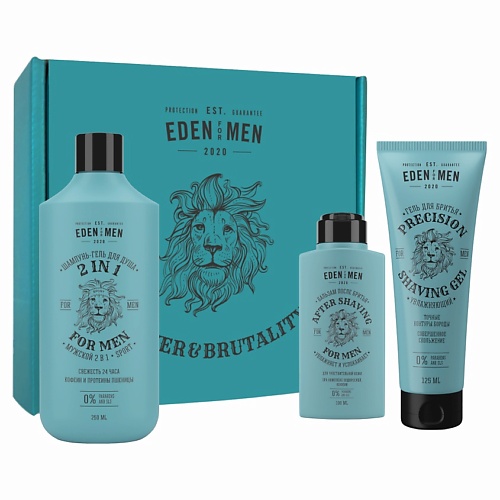 EDEN Подарочный набор Шампунь-гель 2 в 1 For men+ гель для бритья + бальзам после бритья For men, Подарочный набор Шампунь-гель 2 в 1 For men+ гель для бритья + бальзам после бритья For men
EDEN Подарочный набор Шампунь-гель 2 в 1 For men+ гель для бритья + бальзам после бритья For men, Подарочный набор Шампунь-гель 2 в 1 For men+ гель для бритья + бальзам после бритья For men