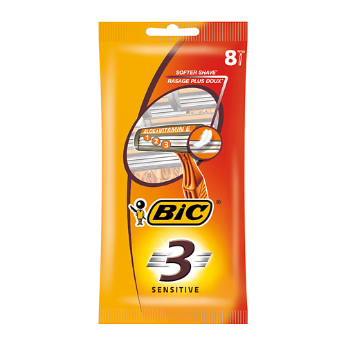 BIC Одноразовые бритвы мужские 3 лезвия 3 Sensitive 27.0, Одноразовые бритвы мужские 3 лезвия 3 Sensitive
BIC Одноразовые бритвы мужские 3 лезвия 3 Sensitive 27.0, Одноразовые бритвы мужские 3 лезвия 3 Sensitive