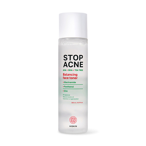 HISKIN STOP ACNE Балансирующий тонер для лица AHA + BHA + TEA 150.0, STOP ACNE Балансирующий тонер для лица AHA + BHA + TEA
HISKIN STOP ACNE Балансирующий тонер для лица AHA + BHA + TEA 150.0, STOP ACNE Балансирующий тонер для лица AHA + BHA + TEA