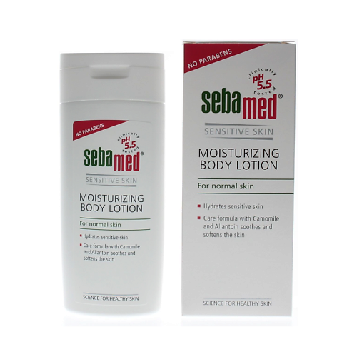 SEBAMED Увлажняющий лосьон Moisturizing Body Lotion для нормальной и чувствительной кожи тела 200.0, Увлажняющий лосьон Moisturizing Body Lotion для нормальной и чувствительной кожи тела
SEBAMED Увлажняющий лосьон Moisturizing Body Lotion для нормальной и чувствительной кожи тела 200.0, Увлажняющий лосьон Moisturizing Body Lotion для нормальной и чувствительной кожи тела