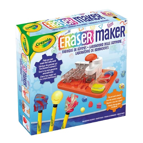 CRAYOLA Набор для создания креативных ластиков Eraser Maker, Набор для создания креативных ластиков Eraser Maker
CRAYOLA Набор для создания креативных ластиков Eraser Maker, Набор для создания креативных ластиков Eraser Maker