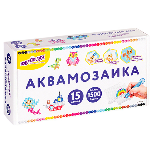 ЮНЛАНДИЯ Аквамозаика для создания картинок по трафаретам, Аквамозаика для создания картинок по трафаретам
ЮНЛАНДИЯ Аквамозаика для создания картинок по трафаретам, Аквамозаика для создания картинок по трафаретам