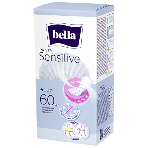 BELLA Прокладки ежедневные ультратонкие Panty sensitive 60.0, Прокладки ежедневные ультратонкие Panty sensitive
BELLA Прокладки ежедневные ультратонкие Panty sensitive 60.0, Прокладки ежедневные ультратонкие Panty sensitive