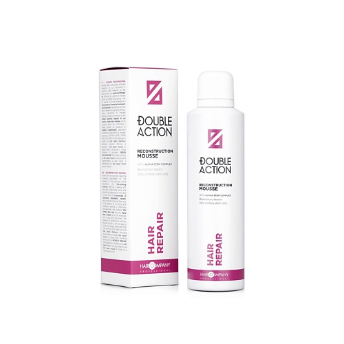 HAIR COMPANY Восстанавливающий мусс RECONSTRUCTION MOUSSE DOUBLE ACTION 200.0, Восстанавливающий мусс RECONSTRUCTION MOUSSE DOUBLE ACTION
HAIR COMPANY Восстанавливающий мусс RECONSTRUCTION MOUSSE DOUBLE ACTION 200.0, Восстанавливающий мусс RECONSTRUCTION MOUSSE DOUBLE ACTION