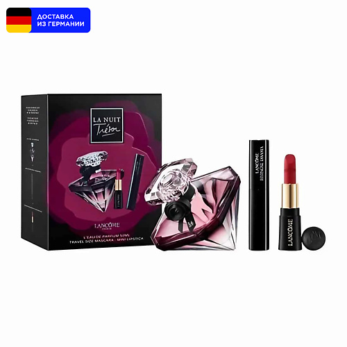 LANCOME Набор La Nuit Tresor: Парфюмерная вода + Помада + Тушь для ресниц 1.0, Набор La Nuit Tresor: Парфюмерная вода + Помада + Тушь для ресниц
LANCOME Набор La Nuit Tresor: Парфюмерная вода + Помада + Тушь для ресниц 1.0, Набор La Nuit Tresor: Парфюмерная вода + Помада + Тушь для ресниц