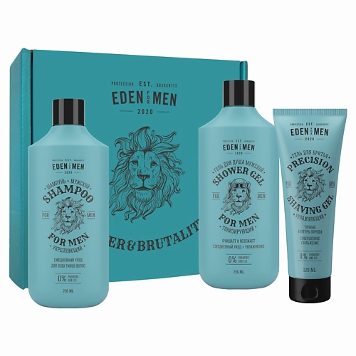 EDEN Подарочный набор шампунь FOR MEN+гель для душа FOR MEN+гель для бритья увлажняющий FOR MEN, Подарочный набор шампунь FOR MEN+гель для душа FOR MEN+гель для бритья увлажняющий FOR MEN
EDEN Подарочный набор шампунь FOR MEN+гель для душа FOR MEN+гель для бритья увлажняющий FOR MEN, Подарочный набор шампунь FOR MEN+гель для душа FOR MEN+гель для бритья увлажняющий FOR MEN