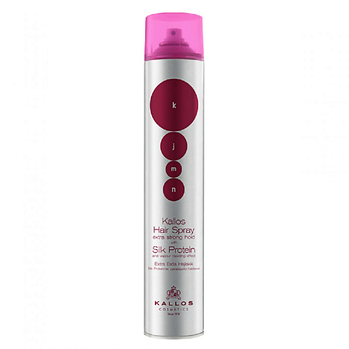 KALLOS COSMETICS Лак для волос Extra Strong Silk, с протеинами шелка, экстра сильной фиксации 500.0, Лак для волос Extra Strong Silk, с протеинами шелка, экстра сильной фиксации
KALLOS COSMETICS Лак для волос Extra Strong Silk, с протеинами шелка, экстра сильной фиксации 500.0, Лак для волос Extra Strong Silk, с протеинами шелка, экстра сильной фиксации