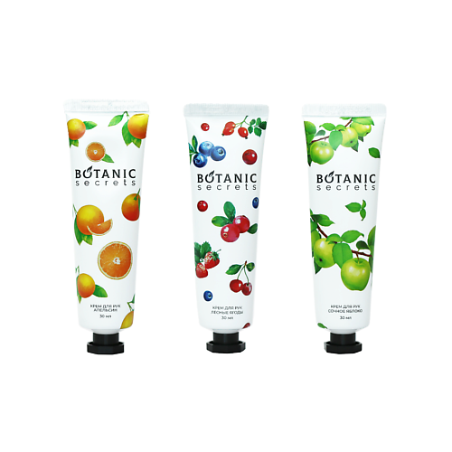 BOTANIC SECRETS Крем для рук, набор - Лесные Ягоды, Сочное Яблоко, Апельсин 90.0, Крем для рук, набор - Лесные Ягоды, Сочное Яблоко, Апельсин
BOTANIC SECRETS Крем для рук, набор - Лесные Ягоды, Сочное Яблоко, Апельсин 90.0, Крем для рук, набор - Лесные Ягоды, Сочное Яблоко, Апельсин