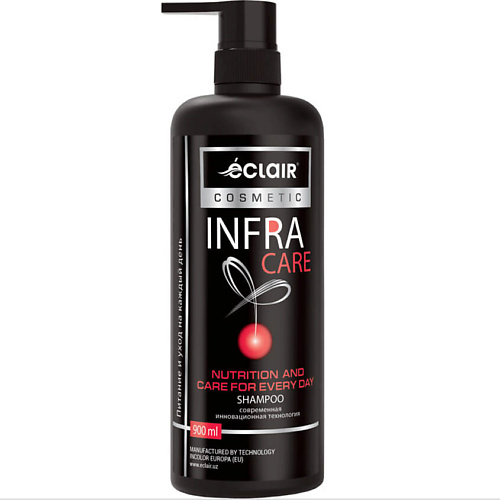 ECLAIR Шампунь для волос INFRA CARE питание и уход на каждый день 900.0, Шампунь для волос INFRA CARE питание и уход на каждый день
ECLAIR Шампунь для волос INFRA CARE питание и уход на каждый день 900.0, Шампунь для волос INFRA CARE питание и уход на каждый день