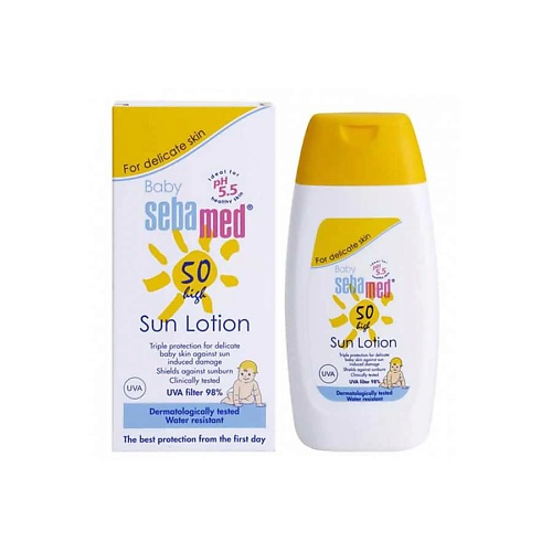 SEBAMED Детский солнцезащитный лосьон SPF 50 Baby Sun Lotion 200.0, Детский солнцезащитный лосьон SPF 50 Baby Sun Lotion
SEBAMED Детский солнцезащитный лосьон SPF 50 Baby Sun Lotion 200.0, Детский солнцезащитный лосьон SPF 50 Baby Sun Lotion