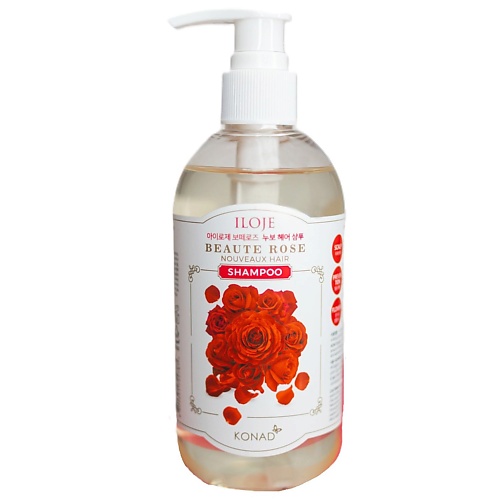 KONAD ILOJE BEAUTE ROSE NOUVEAUX HAIR SHAMPOO Укрепляющий шампунь для волос с ароматом розы 300.0, ILOJE BEAUTE ROSE NOUVEAUX HAIR SHAMPOO Укрепляющий шампунь для волос с ароматом розы
KONAD ILOJE BEAUTE ROSE NOUVEAUX HAIR SHAMPOO Укрепляющий шампунь для волос с ароматом розы 300.0, ILOJE BEAUTE ROSE NOUVEAUX HAIR SHAMPOO Укрепляющий шампунь для волос с ароматом розы