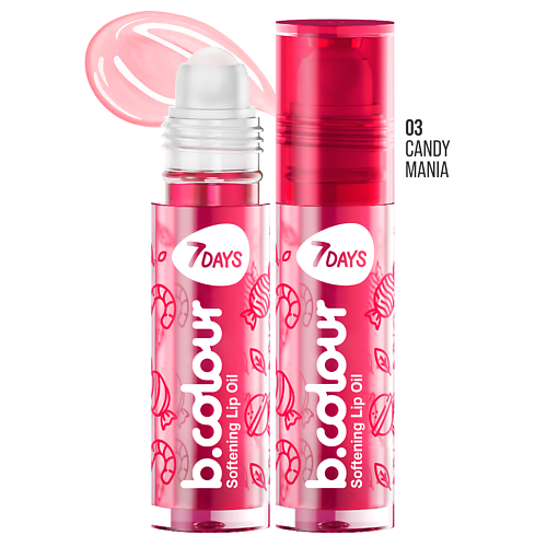 7DAYS Блеск для губ увлажняющий B.COLOUR candy mania, Блеск для губ увлажняющий B.COLOUR candy mania
7DAYS Блеск для губ увлажняющий B.COLOUR candy mania, Блеск для губ увлажняющий B.COLOUR candy mania