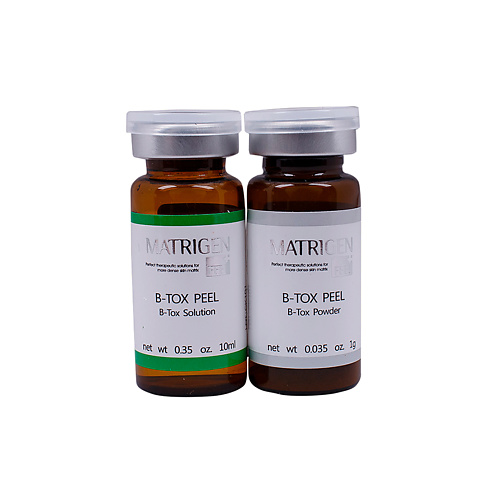 MATRIGEN Ампулы с эффектом ботокса и пилинга B-TOX PEEL Powder & Solution, Ампулы с эффектом ботокса и пилинга B-TOX PEEL Powder & Solution
MATRIGEN Ампулы с эффектом ботокса и пилинга B-TOX PEEL Powder & Solution, Ампулы с эффектом ботокса и пилинга B-TOX PEEL Powder & Solution