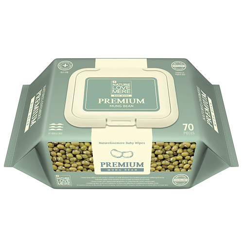 NATURE LOVE MERE Влажные салфетки детские Mung Bean 70.0, Влажные салфетки детские Mung Bean
NATURE LOVE MERE Влажные салфетки детские Mung Bean 70.0, Влажные салфетки детские Mung Bean