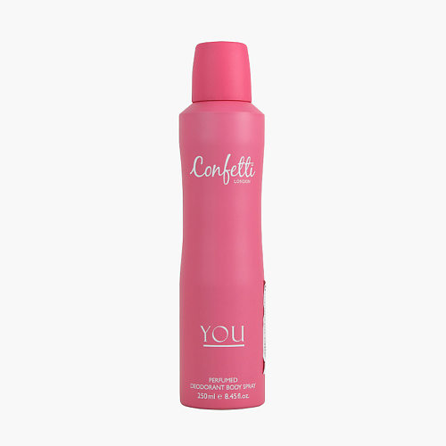 CONFETTI Дезодорант-спрей для тела парфюмированный Pastel You, Дезодорант-спрей для тела парфюмированный Pastel You
CONFETTI Дезодорант-спрей для тела парфюмированный Pastel You, Дезодорант-спрей для тела парфюмированный Pastel You