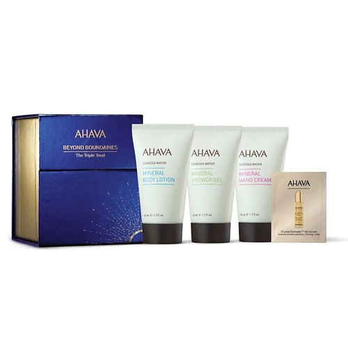 AHAVA Подарочный набор Triple Treat: крем для тела + крем для рук + гель для душа + сыворотка, Подарочный набор Triple Treat: крем для тела + крем для рук + гель для душа + сыворотка
AHAVA Подарочный набор Triple Treat: крем для тела + крем для рук + гель для душа + сыворотка, Подарочный набор Triple Treat: крем для тела + крем для рук + гель для душа + сыворотка