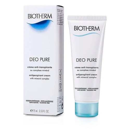 BIOTHERM Кремовый дезодорант-антиперспирант с минеральным комплексом, без спирта Deo Pure Cream 75.0, Кремовый дезодорант-антиперспирант с минеральным комплексом, без спирта Deo Pure Cream
BIOTHERM Кремовый дезодорант-антиперспирант с минеральным комплексом, без спирта Deo Pure Cream 75.0, Кремовый дезодорант-антиперспирант с минеральным комплексом, без спирта Deo Pure Cream