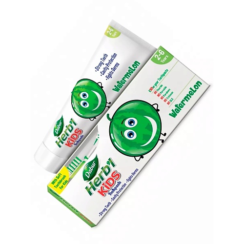 DABUR Детская зубная паста со вкусом арбуза (Dabur Herb'l Kids Watermelon) 50.0, Детская зубная паста со вкусом арбуза (Dabur Herb'l Kids Watermelon)
DABUR Детская зубная паста со вкусом арбуза (Dabur Herb'l Kids Watermelon) 50.0, Детская зубная паста со вкусом арбуза (Dabur Herb'l Kids Watermelon)
