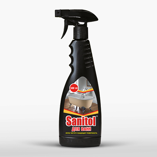 SANITOL Средство для чистки акриловых, эмалированных ванн с распылителем 500.0, Средство для чистки акриловых, эмалированных ванн с распылителем
SANITOL Средство для чистки акриловых, эмалированных ванн с распылителем 500.0, Средство для чистки акриловых, эмалированных ванн с распылителем