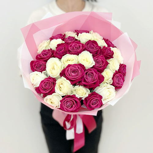 ЛЭТУАЛЬ FLOWERS Букет из белых и розовых роз Шангрила 35 шт, Букет из белых и розовых роз Шангрила 35 шт
ЛЭТУАЛЬ FLOWERS Букет из белых и розовых роз Шангрила 35 шт, Букет из белых и розовых роз Шангрила 35 шт