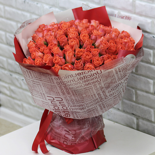 FLORPRO 101 коралловая роза 40 см в дизайнерской упаковке, 101 коралловая роза 40 см в дизайнерской упаковке
FLORPRO 101 коралловая роза 40 см в дизайнерской упаковке, 101 коралловая роза 40 см в дизайнерской упаковке