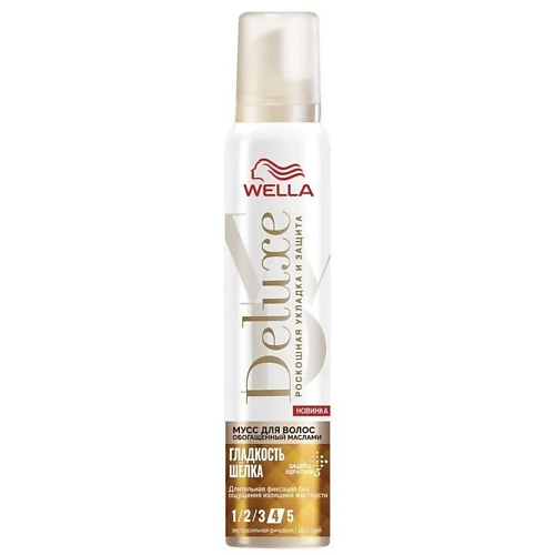 WELLA Мусс для волос DELUXE Precious Гладкость шелка 200.0, Мусс для волос DELUXE Precious Гладкость шелка
WELLA Мусс для волос DELUXE Precious Гладкость шелка 200.0, Мусс для волос DELUXE Precious Гладкость шелка