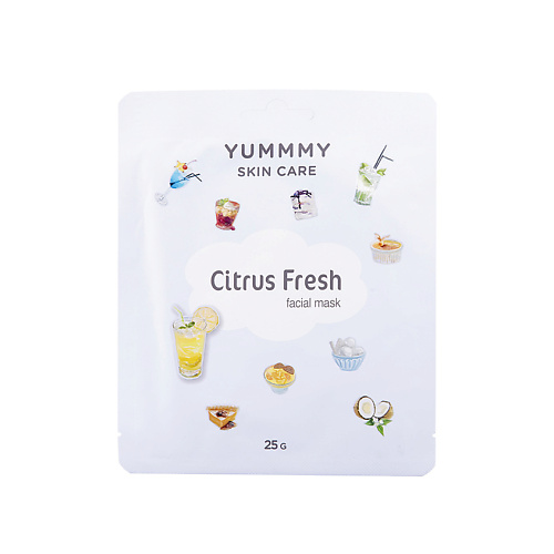 YUMMMY Маска для лица Гидрогелевая с коллагеном Citrus Fresh, Маска для лица Гидрогелевая с коллагеном Citrus Fresh
YUMMMY Маска для лица Гидрогелевая с коллагеном Citrus Fresh, Маска для лица Гидрогелевая с коллагеном Citrus Fresh