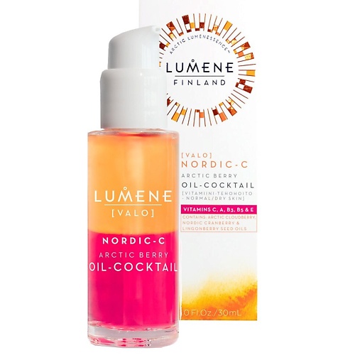 LUMENE Двухфазная витаминная сыворотка для сияния кожи Arctic Berry Oil-Cocktail 30.0, Двухфазная витаминная сыворотка для сияния кожи Arctic Berry Oil-Cocktail
LUMENE Двухфазная витаминная сыворотка для сияния кожи Arctic Berry Oil-Cocktail 30.0, Двухфазная витаминная сыворотка для сияния кожи Arctic Berry Oil-Cocktail
