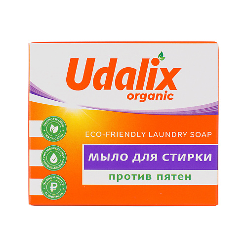 UDALIX Экологичное мыло-пятновыводитель для стирки 90, Экологичное мыло-пятновыводитель для стирки
UDALIX Экологичное мыло-пятновыводитель для стирки 90, Экологичное мыло-пятновыводитель для стирки