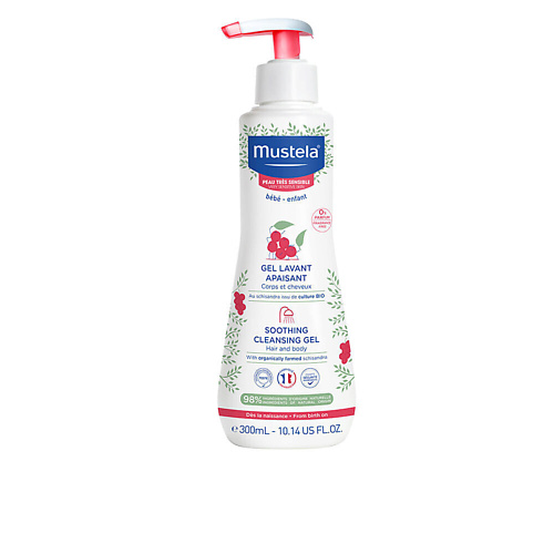 MUSTELA Гель-шампунь для тела и волос Soothing Cleansing Gel, для чувствительной кожи 300.0, Гель-шампунь для тела и волос Soothing Cleansing Gel, для чувствительной кожи
MUSTELA Гель-шампунь для тела и волос Soothing Cleansing Gel, для чувствительной кожи 300.0, Гель-шампунь для тела и волос Soothing Cleansing Gel, для чувствительной кожи