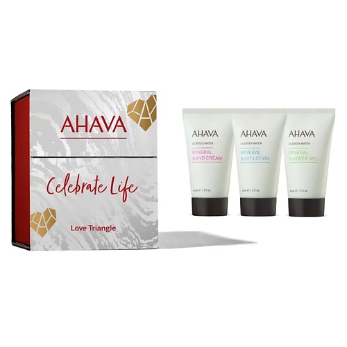 AHAVA Подарочный набор Love Triangle: крем для тела + крем для рук + гель для душа, Подарочный набор Love Triangle: крем для тела + крем для рук + гель для душа
AHAVA Подарочный набор Love Triangle: крем для тела + крем для рук + гель для душа, Подарочный набор Love Triangle: крем для тела + крем для рук + гель для душа