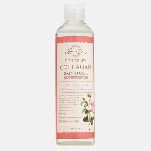 GRACE DAY Увлажняющий тонер с коллагеном Pure Plex Collagen Skin Toner 250.0, Увлажняющий тонер с коллагеном Pure Plex Collagen Skin Toner
GRACE DAY Увлажняющий тонер с коллагеном Pure Plex Collagen Skin Toner 250.0, Увлажняющий тонер с коллагеном Pure Plex Collagen Skin Toner