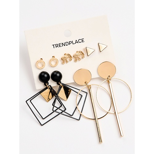 TRENDPLACE Набор серьги пусеты кольца бижутерия под золото, Набор серьги пусеты кольца бижутерия под золото
TRENDPLACE Набор серьги пусеты кольца бижутерия под золото, Набор серьги пусеты кольца бижутерия под золото