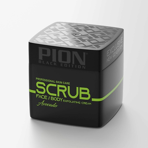 PION BLACK EDITION Скраб для лица и тела "Авокадо" 320.0, Скраб для лица и тела "Авокадо"
PION BLACK EDITION Скраб для лица и тела "Авокадо" 320.0, Скраб для лица и тела "Авокадо"