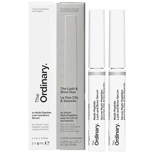 THE ORDINARY Сыворотка для бровей и ресниц Multi-Peptide Lash and Brow Serum Duo 1.0, Сыворотка для бровей и ресниц Multi-Peptide Lash and Brow Serum Duo
THE ORDINARY Сыворотка для бровей и ресниц Multi-Peptide Lash and Brow Serum Duo 1.0, Сыворотка для бровей и ресниц Multi-Peptide Lash and Brow Serum Duo
