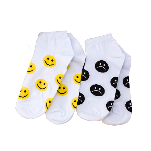 ILIKEGIFT Носки женские короткие "Happy and Sad smile" 2 пары, Носки женские короткие "Happy and Sad smile" 2 пары
ILIKEGIFT Носки женские короткие "Happy and Sad smile" 2 пары, Носки женские короткие "Happy and Sad smile" 2 пары