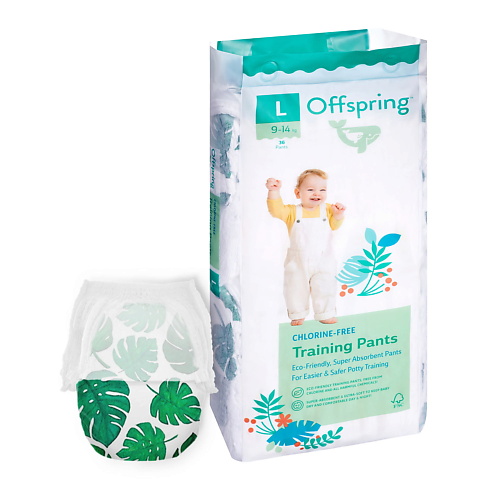 OFFSPRING Трусики-подгузники, L 9-14 кг Тропики 36.0, Трусики-подгузники, L 9-14 кг Тропики
OFFSPRING Трусики-подгузники, L 9-14 кг Тропики 36.0, Трусики-подгузники, L 9-14 кг Тропики