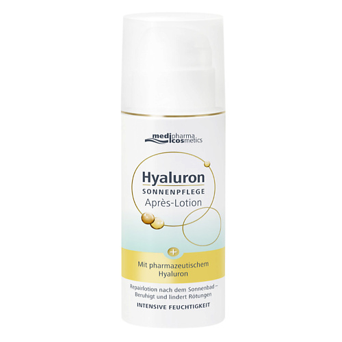 MEDIPHARMA COSMETICS Лосьон после загара Hyaluron 150.0, Лосьон после загара Hyaluron
MEDIPHARMA COSMETICS Лосьон после загара Hyaluron 150.0, Лосьон после загара Hyaluron