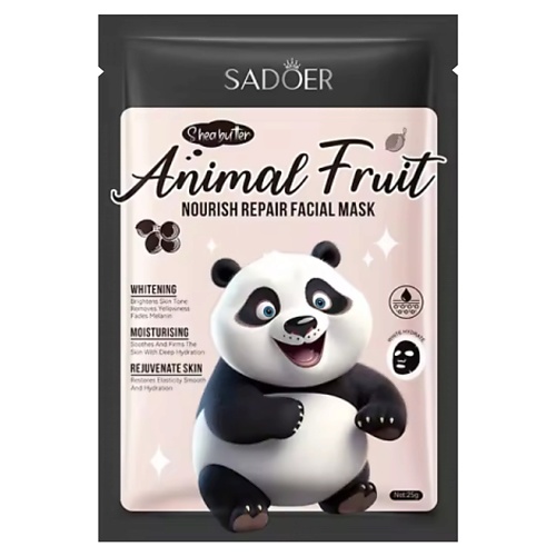 SADOER Маска для лица Animal Fruit восстанавливающая тканевая с маслом ши, Маска для лица Animal Fruit восстанавливающая тканевая с маслом ши
SADOER Маска для лица Animal Fruit восстанавливающая тканевая с маслом ши, Маска для лица Animal Fruit восстанавливающая тканевая с маслом ши