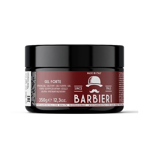 BARBIERI 1963 Гель для укладки волос сильной фиксации Gel Forte, Гель для укладки волос сильной фиксации Gel Forte
BARBIERI 1963 Гель для укладки волос сильной фиксации Gel Forte, Гель для укладки волос сильной фиксации Gel Forte