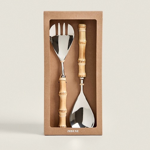 ZARA HOME Набор салатных приборов с бамбуковой ручкой, Набор салатных приборов с бамбуковой ручкой
ZARA HOME Набор салатных приборов с бамбуковой ручкой, Набор салатных приборов с бамбуковой ручкой