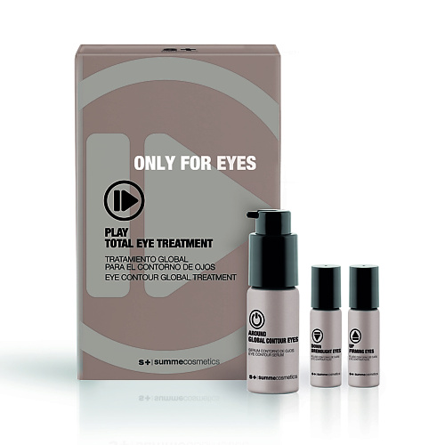 S+ SUMMECOSMETICS Комплексный омолаживающий уход за кожей вокруг глаз PLAY TOTAL EYE TREATMENT, Комплексный омолаживающий уход за кожей вокруг глаз PLAY TOTAL EYE TREATMENT
S+ SUMMECOSMETICS Комплексный омолаживающий уход за кожей вокруг глаз PLAY TOTAL EYE TREATMENT, Комплексный омолаживающий уход за кожей вокруг глаз PLAY TOTAL EYE TREATMENT