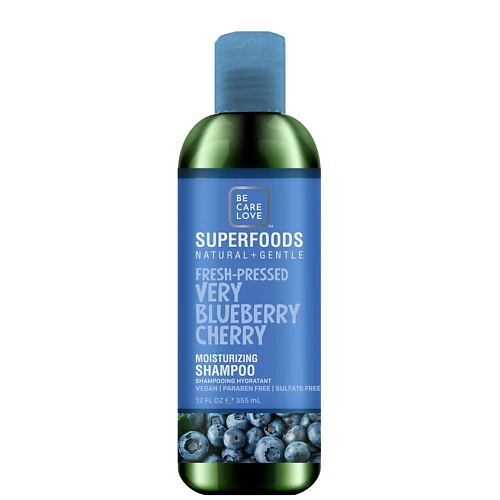 BE CARE LOVE Шампунь увлажняющий с экстрактами черники и вишни Superfoods, Шампунь увлажняющий с экстрактами черники и вишни Superfoods
BE CARE LOVE Шампунь увлажняющий с экстрактами черники и вишни Superfoods, Шампунь увлажняющий с экстрактами черники и вишни Superfoods