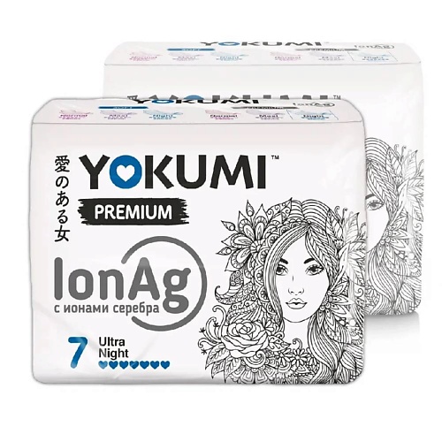 YOKUMI Прокладки гигиенические PREMIUM Ultra Night, Прокладки гигиенические PREMIUM Ultra Night
YOKUMI Прокладки гигиенические PREMIUM Ultra Night, Прокладки гигиенические PREMIUM Ultra Night