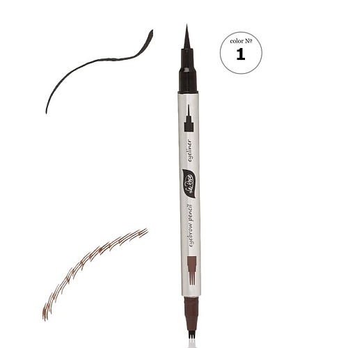 LA ROSA Подводка маркер для глаз и бровей коричневый и черный, Подводка маркер для глаз и бровей коричневый и черный
LA ROSA Подводка маркер для глаз и бровей коричневый и черный, Подводка маркер для глаз и бровей коричневый и черный