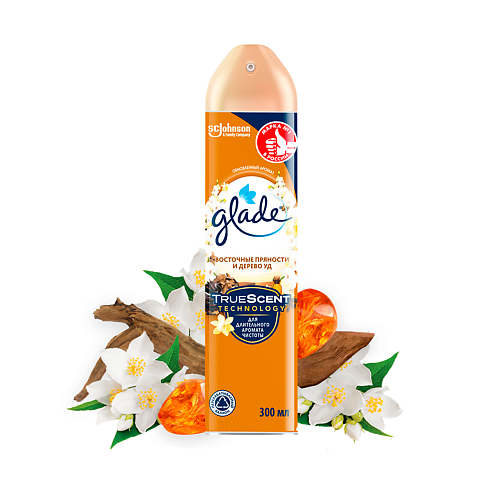 GLADE Освежитель воздуха Восточные пряности и дерево уд 300.0, Освежитель воздуха Восточные пряности и дерево уд
GLADE Освежитель воздуха Восточные пряности и дерево уд 300.0, Освежитель воздуха Восточные пряности и дерево уд