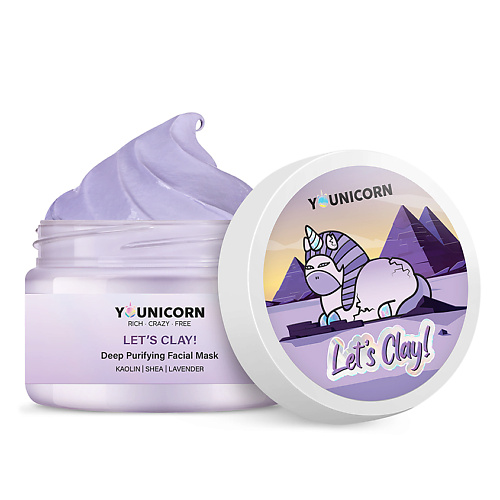 YOUNICORN Глубоко очищающая глиняная маска для лица LET'S CLAY! 100.0, Глубоко очищающая глиняная маска для лица LET'S CLAY!
YOUNICORN Глубоко очищающая глиняная маска для лица LET'S CLAY! 100.0, Глубоко очищающая глиняная маска для лица LET'S CLAY!